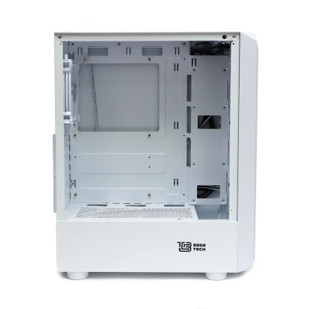 Корпус ATX Б_БП BaseTech eXtreme GFX-03 (USB3.0,Audio,TG,белый,4х120мм ICE BLUE RGB)[BT-GFX-03W-MESH-4F-IB]