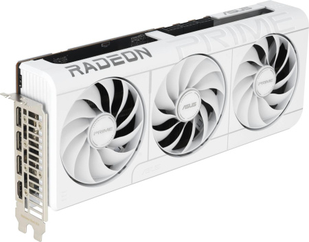 Видеокарта Asus PCI-E 5.0 PRIME-RX9070XT-O16GWHITE AMD Radeon RX 9070XT 16Gb 256bit GDDR6 2460/20000 HDMIx1 DPx3 HDCP Ret