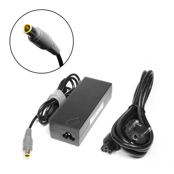 Блок питания для IBM-Lenovo 20V 4.5A [90W] 7.9x5.5 pin, с сетевым кабелем