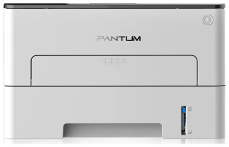 Лазерный монохромный принтер Pantum P3010D, Printer, Mono laser, А4, 30 ppm (max 60000 p/mon), 350 MHz, 1200x1200 dpi, 128 MB RAM, Duplex, paper tray 250 pages, USB, start. cartridge 1000 pages (white)