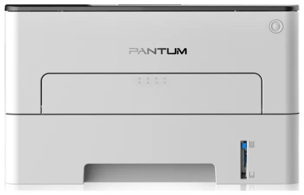 Лазерный монохромный принтер Pantum P3010D, Printer, Mono laser, А4, 30 ppm (max 60000 p/mon), 350 MHz, 1200x1200 dpi, 128 MB RAM, Duplex, paper tray 250 pages, USB, start. cartridge 1000 pages (white)