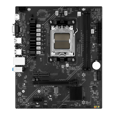 Мат.плата SocAM5 AMD A620 MAXSUN MS-Challenger A620A 2.5G (mATX,2DDR5,M.2,PCI-E16,PCI-E,HDMI,VGA,PC6400)