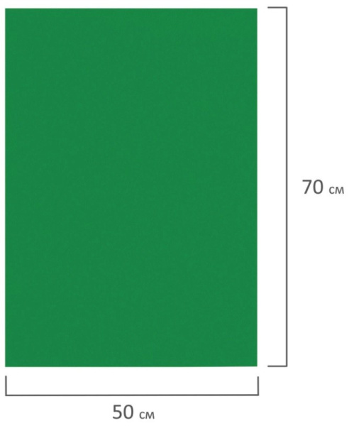 Резина в листах пористая ОСТРОВ СОКРОВИЩ 50*70см "Темно-зеленая" (661693)