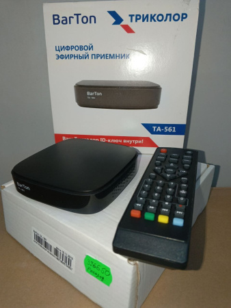 Распродажа! Цифровая приставка DVB-T2 BarTon TA-561 HDMI 1080p/TimeShift/ТВгид/запись(царапины)