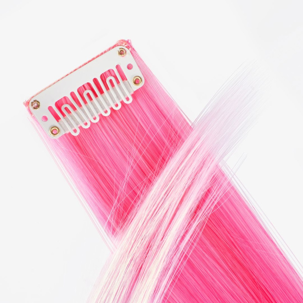 Карнавальный набор "Цветная прядь для волос. Розовый" 6245532