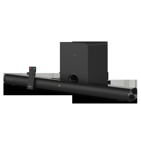 Саундбар SVEN SB-2150A 180Вт, Bluetooth, HDMI, ПДУ, Optical, USB, дисплей, беспроводной сабвуфер