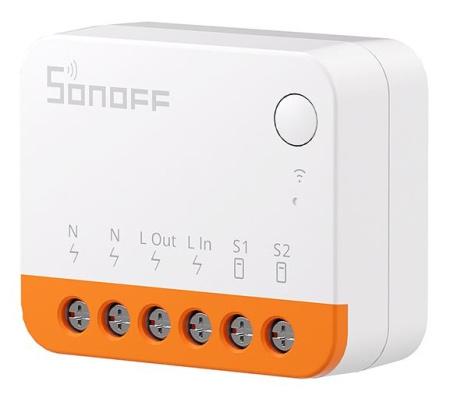 Умное реле WiFi Sonoff Mini R4, eWeLink, AC 220в, 10а, eWeLink Remote шлюз, 39.5*33*16.8мм