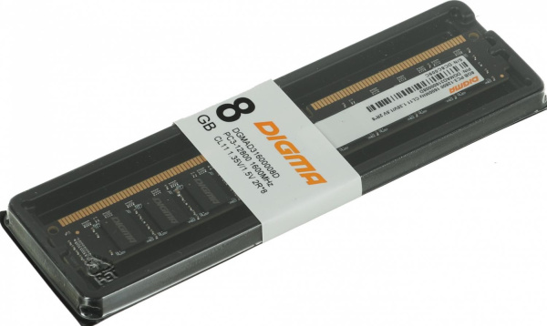 Память DDR3 8GB 1600MHz Digma DGMAD31600008D RTL PC3-12800 CL11 DIMM 240-pin 1.35В dual rank Ret