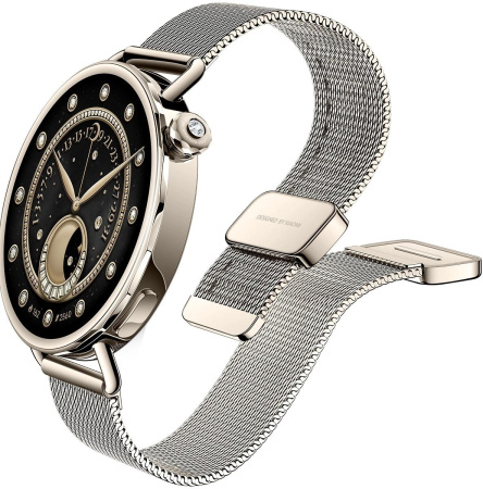 Смарт-часы Xiaomi Watch S4 41мм 1.32" AMOLED корп.золотистый рем.золотистый разм.брасл.:120-190 мм (BHR07VWGL)