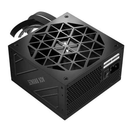 Блок питания 650Вт 1STPLAYER ACK BRONZE 650W Black (ATX 3.1,APFC,140мм,2PCI-E,4SATA,80+Bronze)[HA-650AA2]