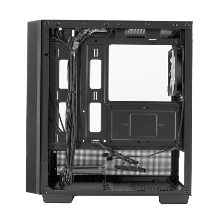 Корпус mATX Б_БП XASTRA A400M 3FRGB Black (USB3.0,Audio,TG,черный,Mesh,2х140мм+1х120мм FRGB,CPU Cooler до 175мм, VGA до 305мм)[A400M-2FC14F-1FC12F]