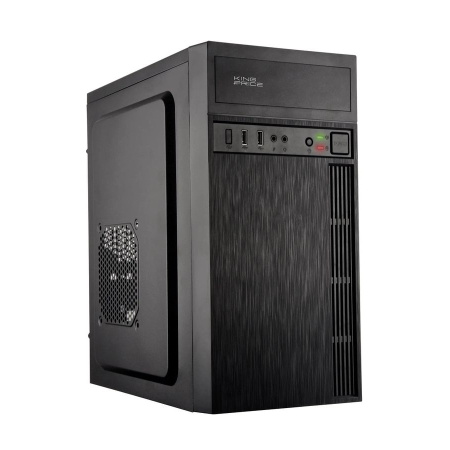 Корпус mATX Б_БП KingPrice KPCC-MN210 (USB2.0*2,audio,черный)