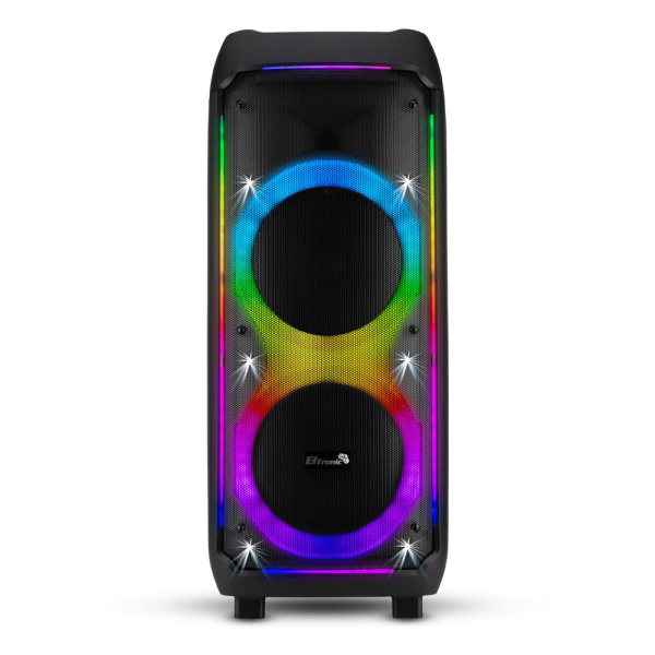 Портативная колонка ELTRONIC 30-37 CRAZY BOX 1200 динамик 10" 2шт. 120Вт, Bluetooth, TWS, FM, USB,  miс