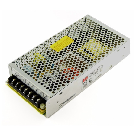 Блок питания в корпусе  5в, 26а, IP20, 199*98*38мм, Mean Well RS-150-5