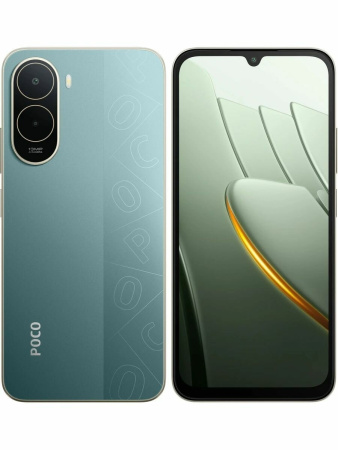 Смартфон POCO C81 Pro 4Гб 256Гб Green 6.9",IPS,1600*720, 2*1.8+6*1.6ГГц, 13+0.08МП, 8Мп, 4G, 6000мАч, And