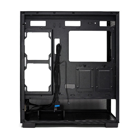 Корпус ATX Б_БП XASTRA Q500 3ARGB-C10 Black (USB3.0,Audio,черный,3х120мм ARGB,ARGB+PWM HUB 10port,CPU Cooler до 160мм, VGA до 405мм,"аквариум")[Q500-3