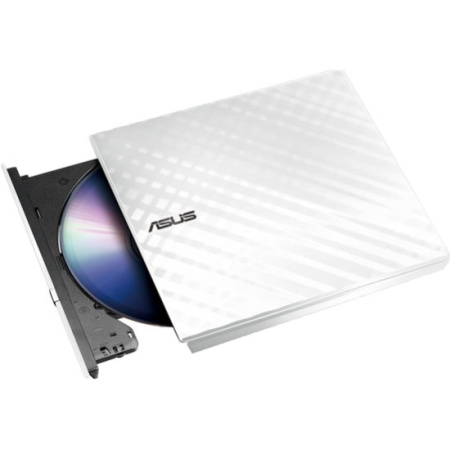 Внешний привод USB2.0 DVD+/-RW Asus SDRW-08D2S-U Lite Slim белый