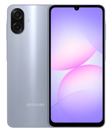 Смартфон Samsung Galaxy A07 4Гб 128Гб SM-A075 Фиолетовый 6.7", PLS, 1600*720, 2*2.2+6*2ГГц, 50+2МП, 8Мп, 4G, 5000мАч, And15