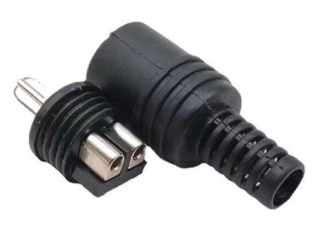 Разъем ОНЦ-2 (точка-тире, DIN 41529), штекер, кабельный, для колонок