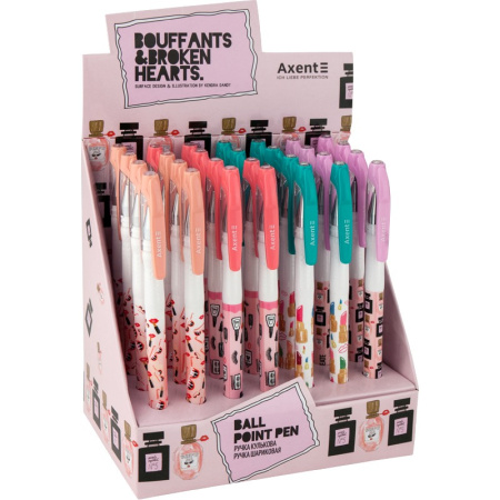 Ручка шариковая AXENT "BBH-09" 0.5мм, синяя (AB1049-09-A)