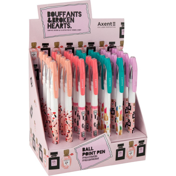 Ручка шариковая AXENT "BBH-09" 0.5мм, синяя (AB1049-09-A)