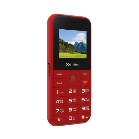 Сотовый Xenium X718 Red 2sim/1.77"/160*128/microSD/0.3Мп/Bt/1000мАч/моноблок
