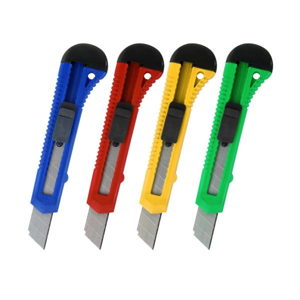 Нож 18мм. STAFF EVERYDAY ассорти (238179)