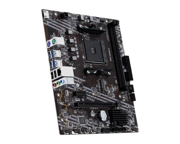 Мат.плата SocAM4 AMD A520 MSI PRO A520M-S (mATX,2DDR4,M.2,PCI-E16,PCI-E,HDMI,PC4600)