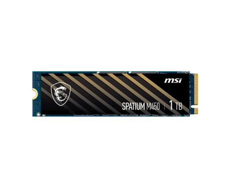 SSD-накопитель M.2 1Тб MSI SPATIUM M450 [S78-440L980-P83] (TLC 3D NAND,NVMe,3600/3000 Мб/с)