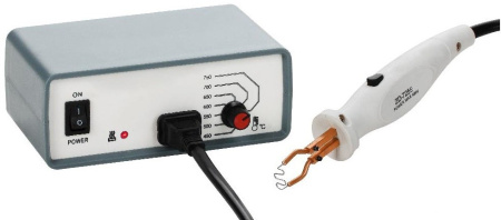 Паяльная станция по пластику (горячий степлер) ZD-8905C, 40вт, 450..750C, скобы "волна"+"угол"+"м"