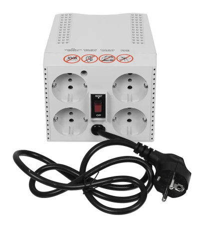 Стабилизатор напряжения Powercom TCA-2000 1000Вт 2000ВА черный