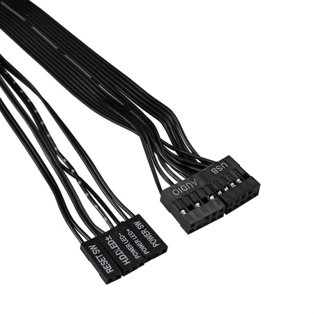 Корпус mATX 400w Exegate BAA-105-01-AAA400 (Black, 4USB, Audio)