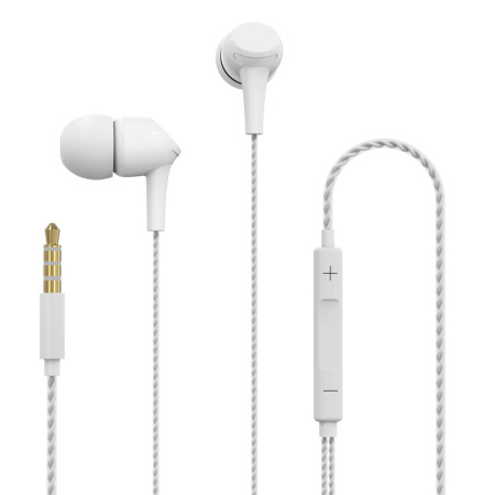 Гарнитура Perfeo SKEW внутриканальные, белый (PF_C3208)