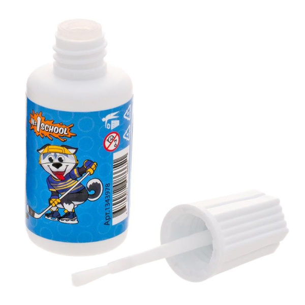 Клей ПВА №1 School 20г. кисточка (1343978)