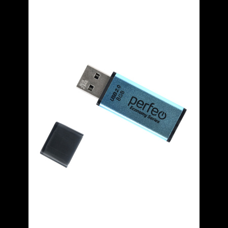Флеш-накопитель USB2.0 8Gb Perfeo E03 (PF-E03N008ES) синий