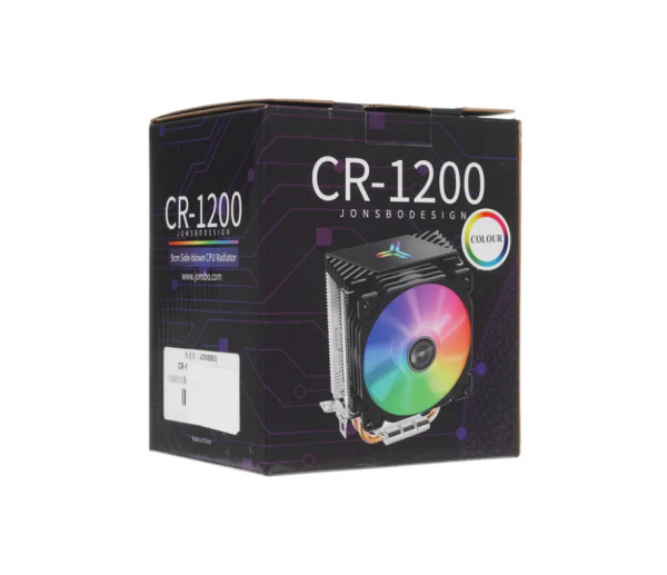 Кулер S115х/1200/1700/AMx Jonsbo CR-1200 (95W,92mm,2300rpm,RGB)