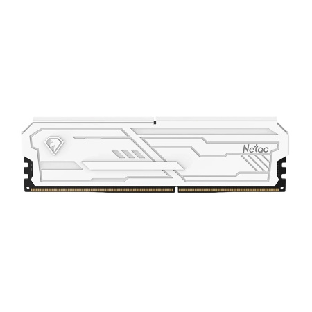 Модуль памяти DIMM DDR5 16Гб 6400МГц Netac Shadow III (NTSHD5P64SP-16W) CL32 (белый радиатор)