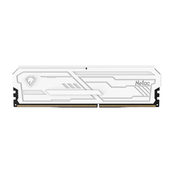 Модуль памяти DIMM DDR5 16Гб 6400МГц Netac Shadow III (NTSHD5P64SP-16W) CL32 (белый радиатор)