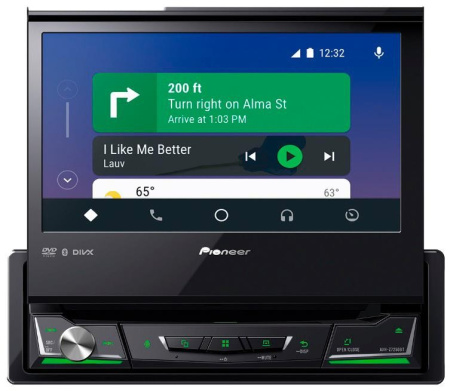 Автомагнитола CD DVD Pioneer AVH-Z7250BT 2DIN 4x50Вт