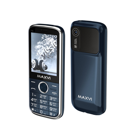 Сотовый Maxvi P30 Blue 2sim/2.8"/320*240/microSD/0.3МП/Bt/1800мАч/моноблок