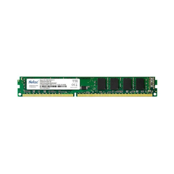 Модуль памяти DIMM DDR3 8Гб 1600МГц Netac (NTBSD3P16SP-08) CL11