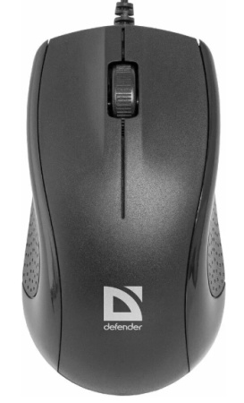 Мышь USB Defender Optimum MB-160 оптическая, 1000dpi, кабель 1.1м, Black