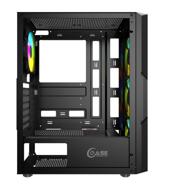 Корпус ATX Б_БП Powercase Mistral T4B (USB3.0, Audio, WN, LED, черный)[CMITB-L4]