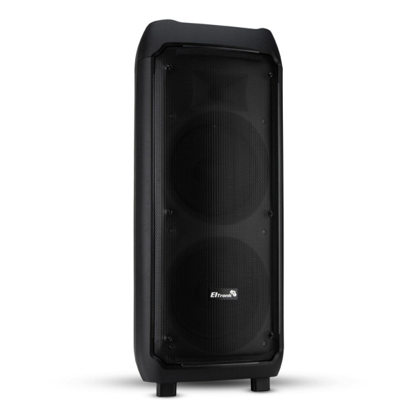 Портативная колонка ELTRONIC 30-37 CRAZY BOX 1200 динамик 10" 2шт. 120Вт, Bluetooth, TWS, FM, USB,  miс