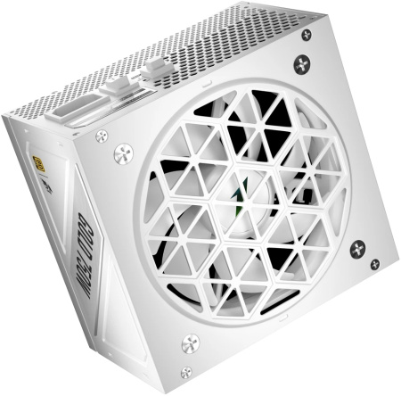 Блок питания 750Вт 1STPLAYER NGDP 750W White (APFC,120мм,3PCI-E,12VHPWR,8SATA,80+Gold,модульный)[HA-750BA4-WH]