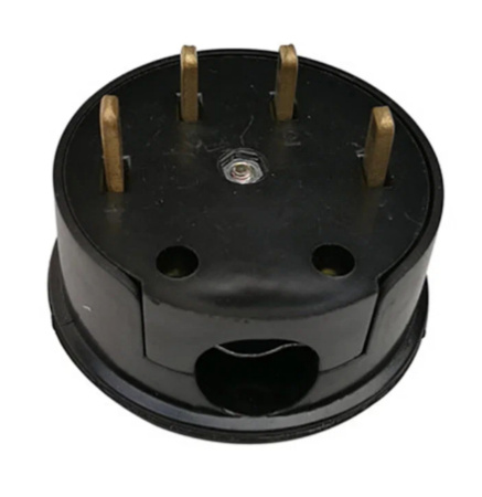 Вилка ВШ для электрической плиты 32 А, 380 В, 3Р+РЕ (ОУ) черная Rexant