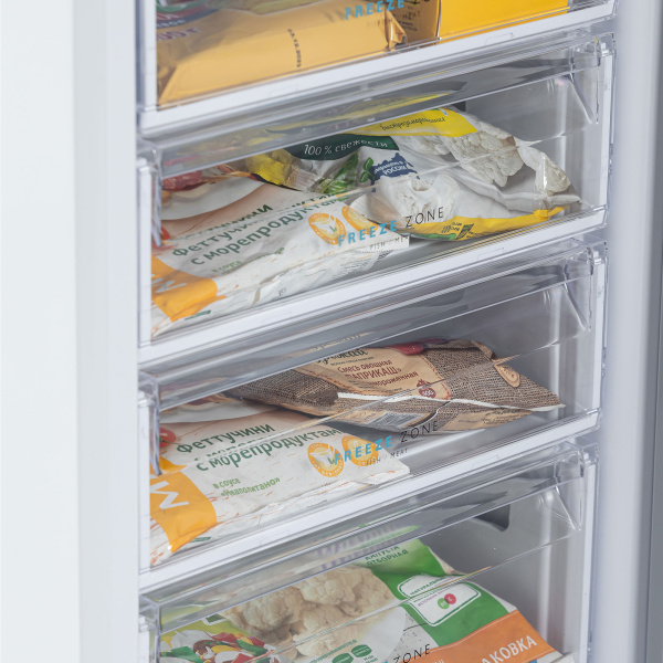 Морозильник Бирюса 514 White, 1 камера, 110л,85х58х62см, класс A+, ручная разморозка