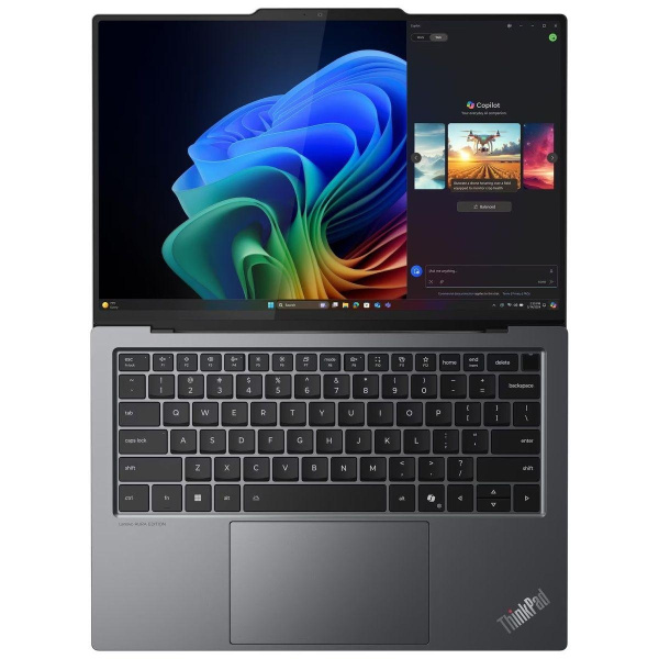Ноутбук/ Lenovo ThinkPad X9-14 G1 Aura Edition, 14"(2880X1800)OLED 500nit 120Hz Touch, Copilot+ PC , Intel U7 258V,  32GB,  1TB SSD,  Intel Arc 140V, Cam 8MP RGB+IR, Intel Wi-Fi® 7 BE201+BT, 55Wh, FPR,  BKLT KB ENG, Win 11 Pro, 1Y