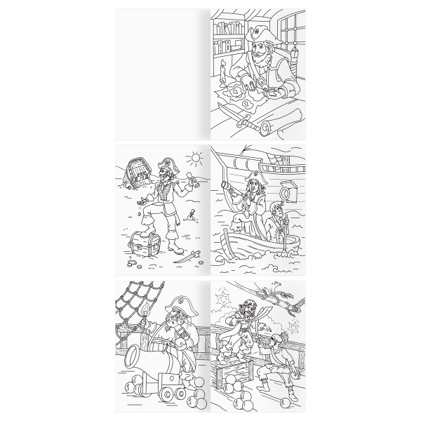 Раскраска ТРИ СОВЫ "Для мальчиков" А4, 16стр. РА4_63209