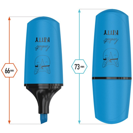 Маркер текстовыделитель BERLINGO "Textline HL100", мини, ассорти, 1-5мм (T1099_50)